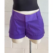 Short Casual Color Violeta