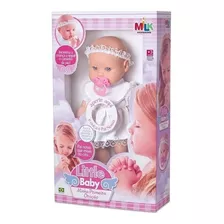 Boneca Little Baby - Minha Primeira Oração Reza O Pai Nosso