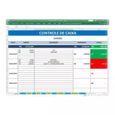 Planilha Para Controle De Caixa Saídas E Entradas