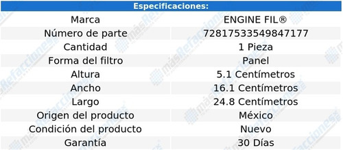 Filtro Para Aire Jaguar Xk V8 4.2l De 2007 A 2009 Engine Fil Foto 2