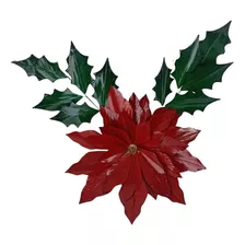 Flor De Noche Buena Decoracion Navideña