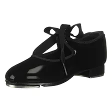 Niñas Capezio Jr. Tyette Tap Shoe, Patentes Negro, 11 M Us N