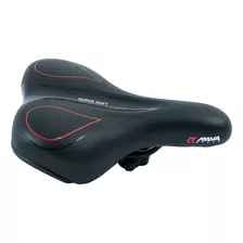 Selim Largo Banco Bike 265/185mm Confortavel Macio Mtb Rava