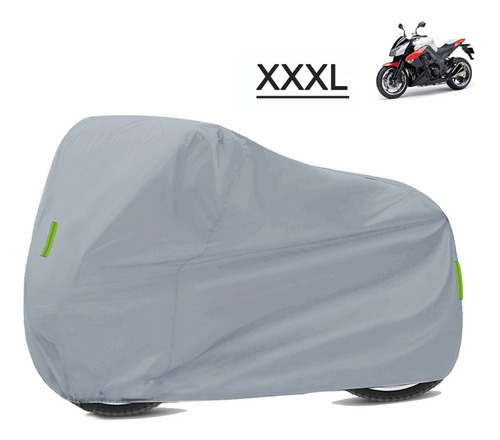 Funda Universal Para Motocicleta Xxxl, Color Plateado