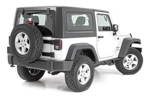 Estribos Rough Country Jeep Wrangler Jk 4wd 2007-2018 Foto 6