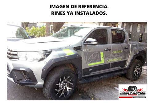 4 Rines 17 Toyota Pro Hilux Fj Tacoma 6/139 X4  Foto 6