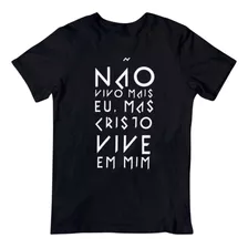 Camisa Cristã Moda Gospel T-shirt Evangélica Jesus Congresso