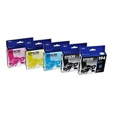 Kit 05 Cartuchos Tinta Original Epson T194 Xp204 Xp214 Xp104