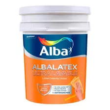 Albalatex Ultralavable/ Incalex Ultralavable 20lts Bco Acabado Mate Color Blanco