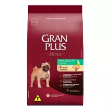 Ração Cães Adultos Menu Light Mini Frango 3kg Gran Plus