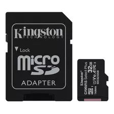 Memoria Kingston Micro Sd Clase 10 Canvas Select - 32gb