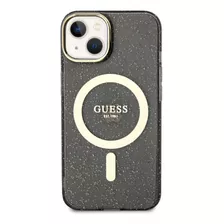 Case Para iPhone 14 Pro Max Guess - Negro Traslucido