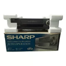 Video Cassete Sharp 4head Auto Operation Vhs Ntsc-pal-m Zero