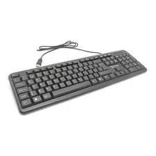 Teclado Com Fio Usb Padrão Brasil Abnt2 Silencioso