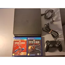 Sony Playstation 4 Slim 1tb Dreams/marvel's Spider-man Goty Edition/infamous: Second Son + Marvel's Spider-man: Miles Morales