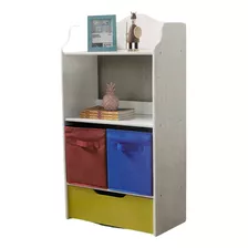 Estante Organizadora Infantil Caixa Box Brinquedos Colorido 