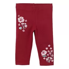 Calza Legging Hm Bebe Bordo Bordado De Flores 