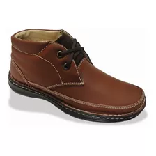 Bota Caballero Piel Comodo Cafe Shedron Confort Marca Roado