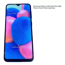 Samsung Galaxy A30s Dual Sim 64 Gb Prism Crush Violet 4 Gb 