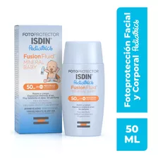 Fotoprotector Isdin Pediatrics Fps 50+ Mineral Baby Protector Solar Para Bebés