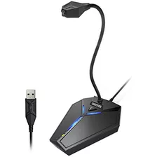 Usb Computer Microphone, Plug &play Desktop Omnidirectional