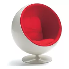 Poltrona Ball Chair Branca Eero Aarnio Em Fiberglass 