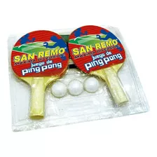 Set De Ping Pong Con 3 Pelotas Y Red 102838 San Remo