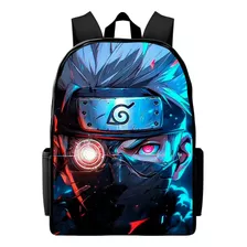 Bolsa Masculina Feminina Mochila Personagens Animados Naruto Desenho Do Tecido M09