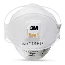 10 Máscaras 3m Aura 9322+br Pff2 (equiv. A N95) Com Válvula