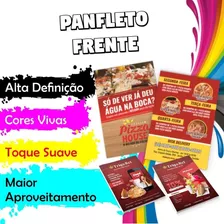 1000 Panfletos Flyer Frente 10x15 Frete Grátis Arte Inclusa