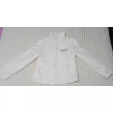 Campera Impecable Inflada Blanca Kosiuko Mujer Super Liviana