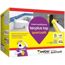 Impermeabilizante Tecplus Top 18kg Cinza Quartzolit