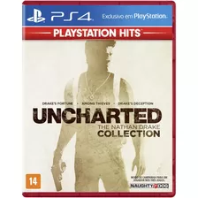 Jogo Uncharted: The Drake Collection Hits - Ps4 Mídia Física