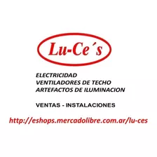 Lu-ces Ventilador De Techo Motor Nacional 2 Años Garantía 