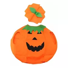 Fantasia Infantil Abóbora Halloween Para Dia Das Bruxas