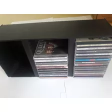 Suporte Porta Cds Dvds Para Prateleira