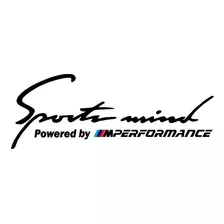 Sticker Calcomania Sport Mind Bmw