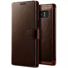 Funda Galaxy Note 8, Funda De Cuero De Pu Premium Ranura