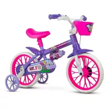 Bicicleta Infantil Aro 12 Violet Nathor Cor Lilás Tamanho Do Quadro M