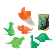 Dinossauros Infantil Em Vinil Para Banho Kit 6 Unidades