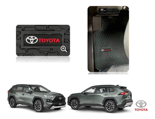 Tapetes Logo Toyota + Cajuela Rav4 2019 2020 2021 2022 2023 Foto 7