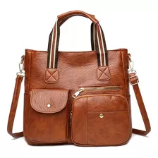 Bolso Universitario Grande Para Mujer, De Trabajo, Casual C