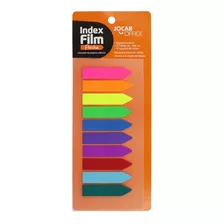 Marcador De Paginas Flag Index Film Flechas 10 Cores