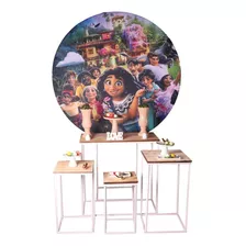 Kit De Mesa Quadrada Para Decoração De Festa Com Arco