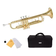Trompeta Mendini De Cecilio Mttl Trumpet Gold Bb