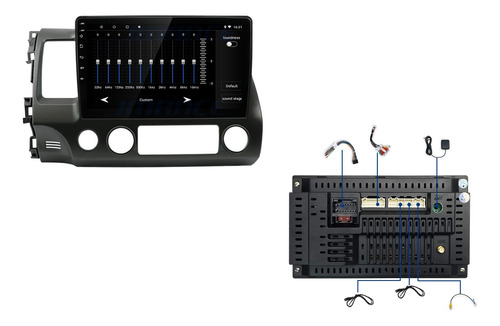 Estereo Android Honda Civic 2006-2011 Wifi Camara Portaplaca Foto 2