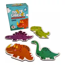 Rompecabezas Puzzle Dinosaurios 3 Y 4 Pzs Madera Didactico