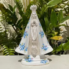 Imagem Nossa Senhora Aparecida 20cm Manto Em Decoupage