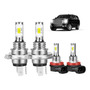 Kit De Faros Delanteros Led For Nissan Tiida 07-2015 H4 H11