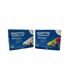 2 Cx Giz Giotto Robercolor 1 Cx 100 Branco 1 Cx 100 Colorido